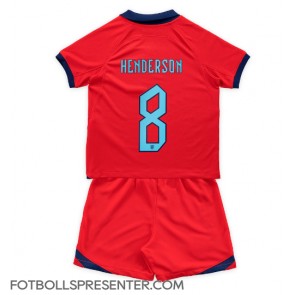 England Jordan Henderson #8 Bortatröja Barn VM 2022 Kortärmad (+ korta byxor)